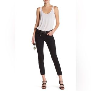 Rag & Bone Skinny Crop Jean Liberty Wash (Black) Size 26 Stretch Capri Denim